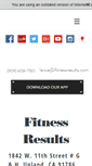 Mobile Screenshot of fitnessresults.com